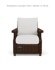 Hamptons Outdoor Wicker 4 Lounge Chair Set With Tables - LOOMLAN - Lloyd Flanders - Outdoor Lounge Sets