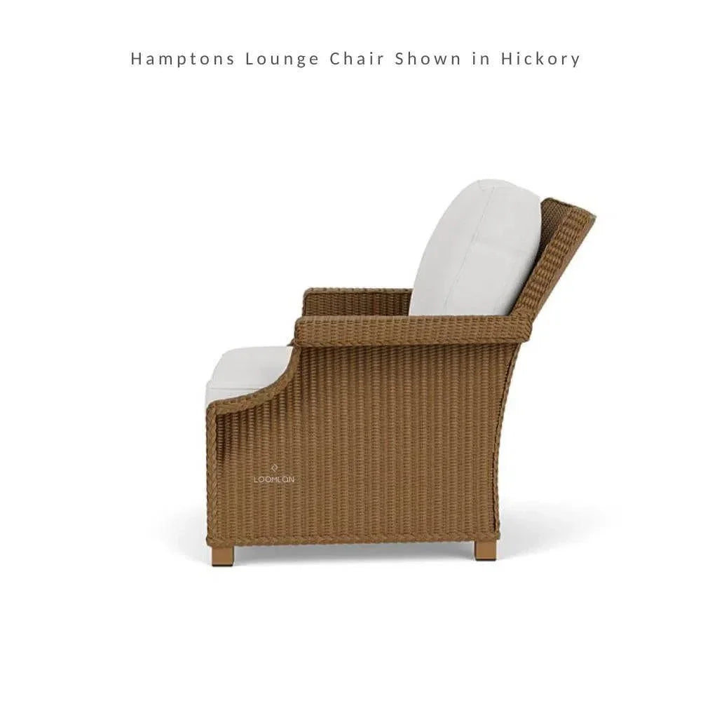 Hamptons Outdoor Wicker 4 Lounge Chair Set With Tables - LOOMLAN - Lloyd Flanders - Outdoor Lounge Sets
