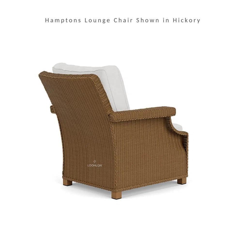 Hamptons Outdoor Wicker 4 Lounge Chair Set With Tables - LOOMLAN - Lloyd Flanders - Outdoor Lounge Sets
