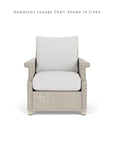 Hamptons Outdoor Wicker 4 Lounge Chair Set With Tables - LOOMLAN - Lloyd Flanders - Outdoor Lounge Sets