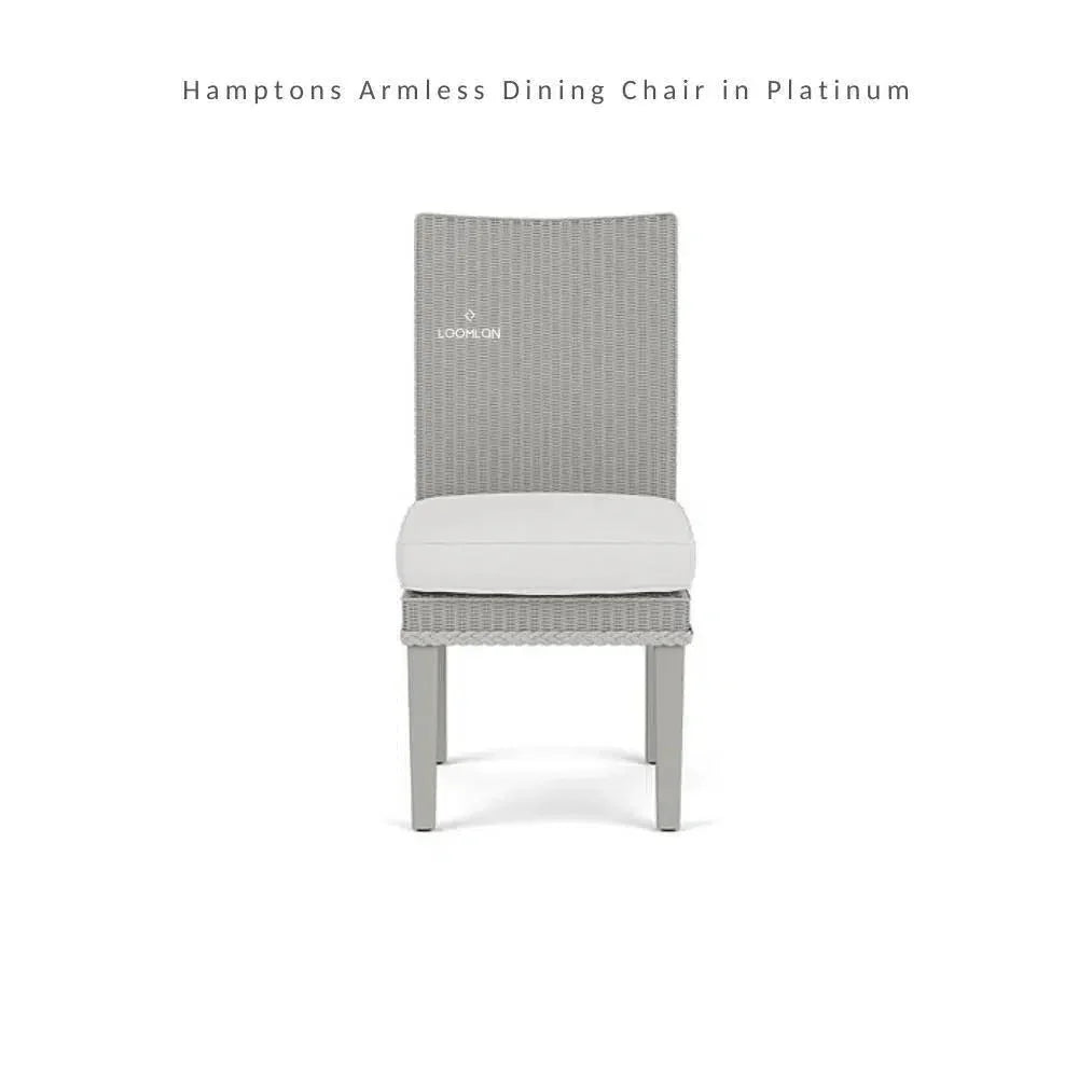 Hamptons Outdoor Wicker Dining Table Set for 6 - LOOMLAN - Lloyd Flanders - Outdoor Dining Sets