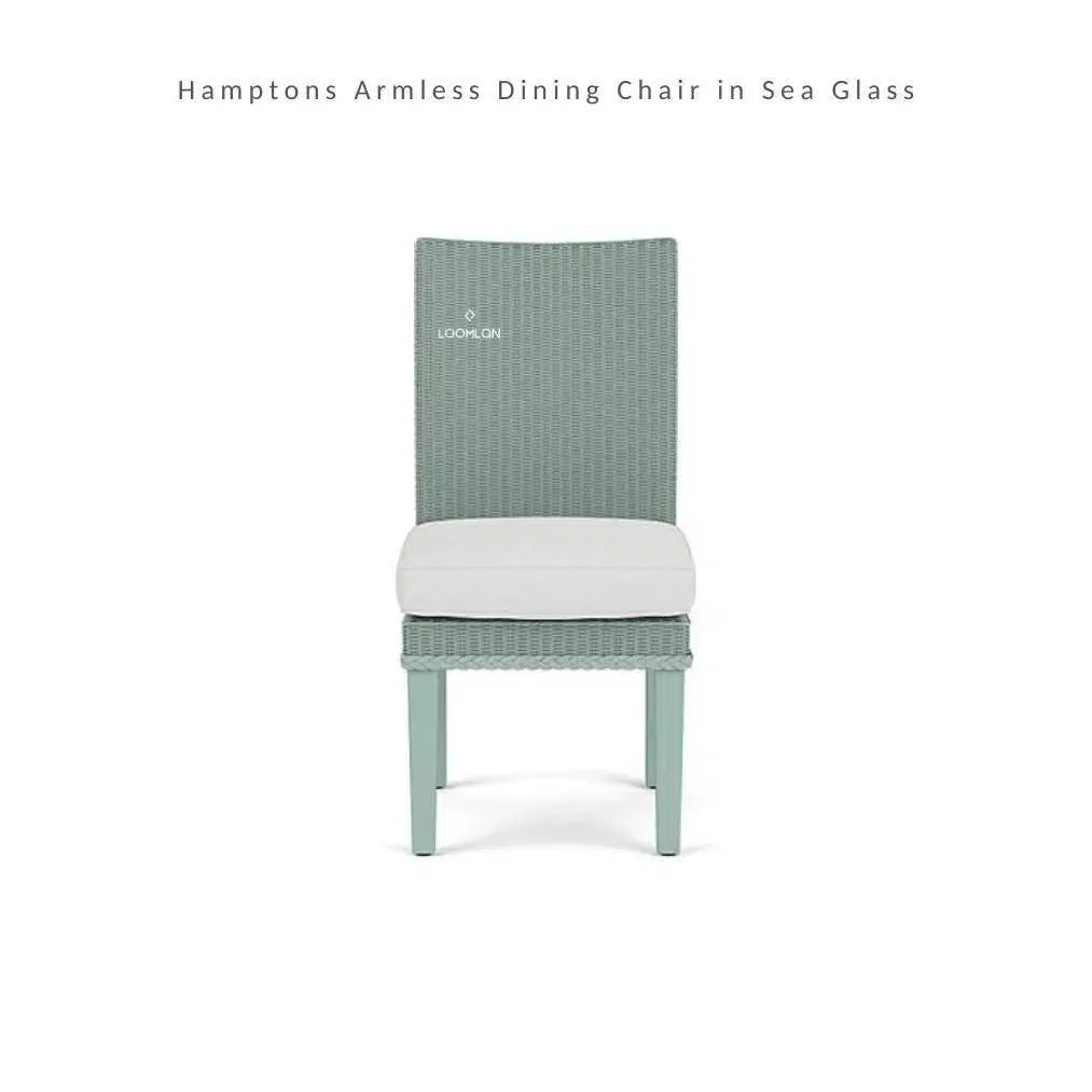 Hamptons Outdoor Wicker Dining Table Set for 6 - LOOMLAN - Lloyd Flanders - Outdoor Dining Sets