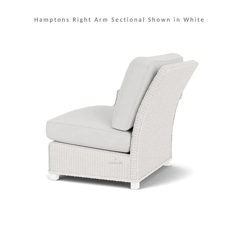 Hamptons Outdoor Wicker L - Shaped Sectional Side Table - LOOMLAN - Lloyd Flanders - Outdoor Lounge Sets