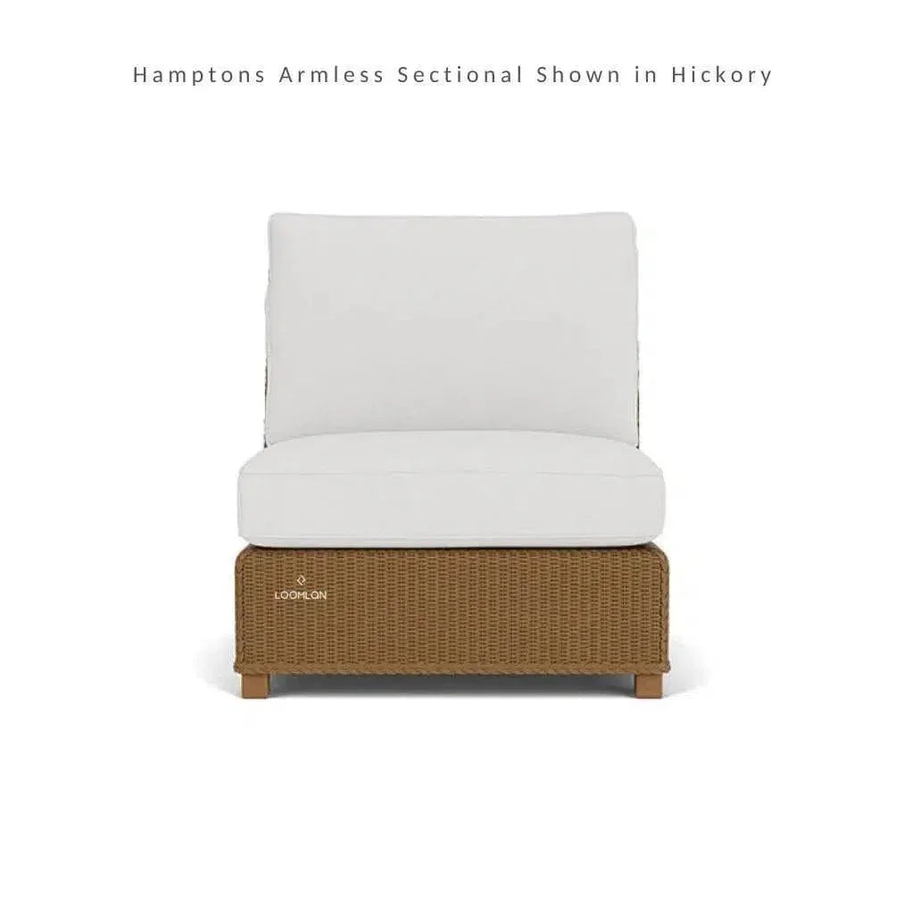 Hamptons Outdoor Wicker L - Shaped Sectional Side Table - LOOMLAN - Lloyd Flanders - Outdoor Lounge Sets