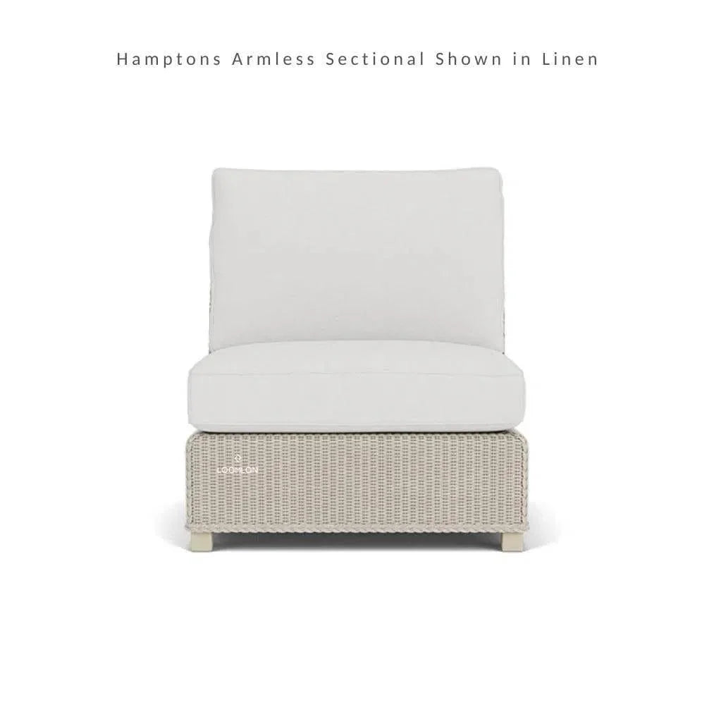 Hamptons Outdoor Wicker L - Shaped Sectional Side Table - LOOMLAN - Lloyd Flanders - Outdoor Lounge Sets
