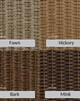 Hamptons Outdoor Wicker L - Shaped Sectional Side Table - LOOMLAN - Lloyd Flanders - Outdoor Lounge Sets