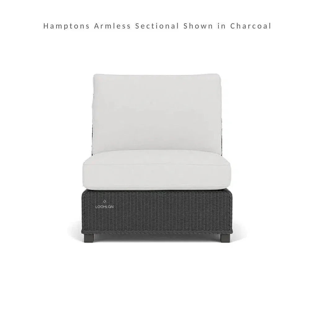 Hamptons Outdoor Wicker L - Shaped Sectional Side Table - LOOMLAN - Lloyd Flanders - Outdoor Lounge Sets