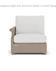 Hamptons Outdoor Wicker L - Shaped Sectional Side Table - LOOMLAN - Lloyd Flanders - Outdoor Lounge Sets