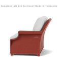 Hamptons Outdoor Wicker L - Shaped Sectional With Tables - LOOMLAN - Lloyd Flanders - Outdoor Lounge Sets