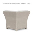 Hamptons Outdoor Wicker L - Shaped Sectional With Tables - LOOMLAN - Lloyd Flanders - Outdoor Lounge Sets