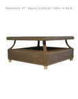 Hamptons Outdoor Wicker L - Shaped Sectional With Tables - LOOMLAN - Lloyd Flanders - Outdoor Lounge Sets