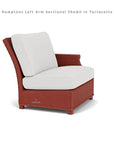 Hamptons Outdoor Wicker L - Shaped Sectional With Tables - LOOMLAN - Lloyd Flanders - Outdoor Lounge Sets