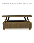 Hamptons Outdoor Wicker L - Shaped Sectional With Tables - LOOMLAN - Lloyd Flanders - Outdoor Lounge Sets