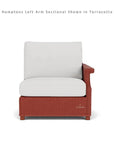 Hamptons Outdoor Wicker L - Shaped Sectional With Tables - LOOMLAN - Lloyd Flanders - Outdoor Lounge Sets