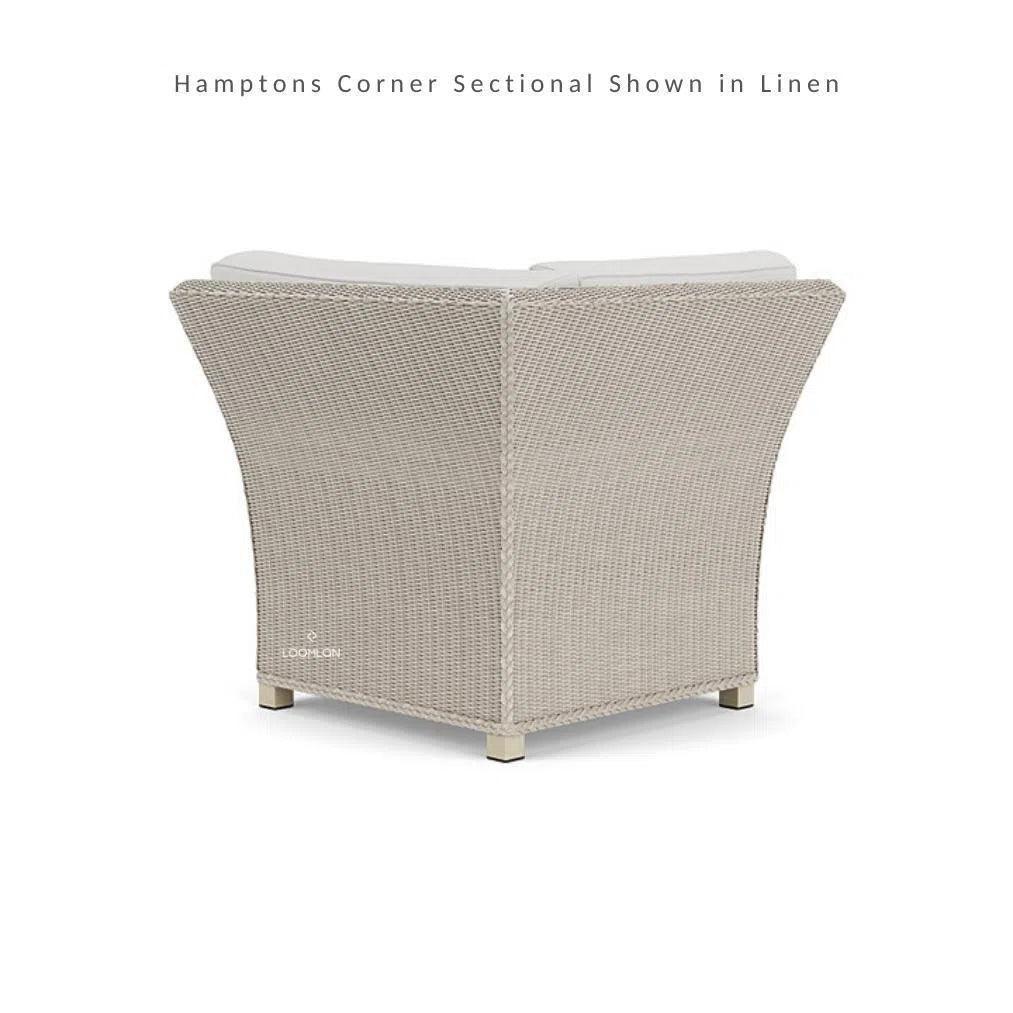 Hamptons Outdoor Wicker Sectional Coffee Table Set - LOOMLAN - Lloyd Flanders - Outdoor Lounge Sets