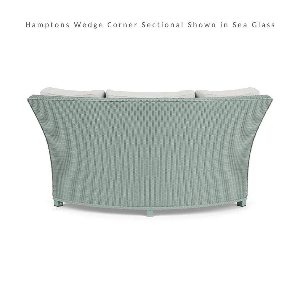 Hamptons Outdoor Wicker Sectional Sofa & Lounge Chair - LOOMLAN - Lloyd Flanders - Outdoor Lounge Sets