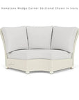 Hamptons Outdoor Wicker Sectional Sofa & Lounge Chair - LOOMLAN - Lloyd Flanders - Outdoor Lounge Sets