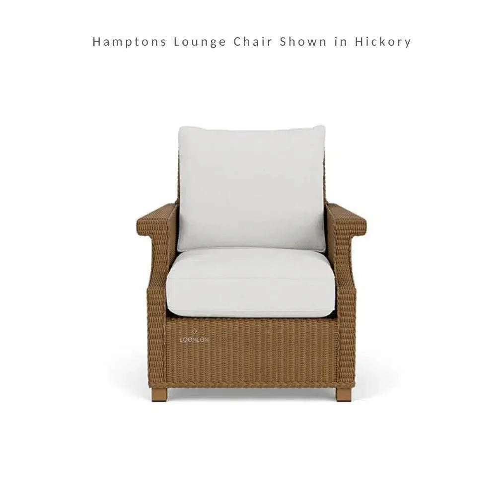 Hamptons Outdoor Wicker Sectional Sofa &amp; Lounge Chair - LOOMLAN - Lloyd Flanders - Outdoor Lounge Sets