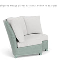 Hamptons Outdoor Wicker Sectional Sofa & Lounge Chair - LOOMLAN - Lloyd Flanders - Outdoor Lounge Sets