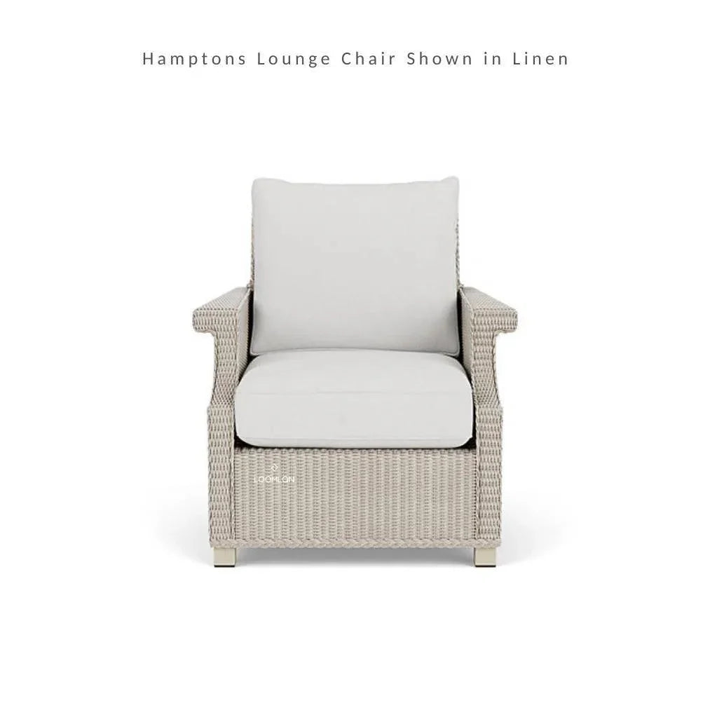 Hamptons Outdoor Wicker Sectional Sofa &amp; Lounge Chair - LOOMLAN - Lloyd Flanders - Outdoor Lounge Sets