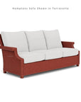 Hamptons Outdoor Wicker Sofa & Lounge Chair Set Tables - LOOMLAN - Lloyd Flanders - Outdoor Lounge Sets