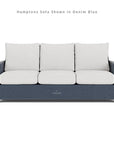 Hamptons Outdoor Wicker Sofa & Lounge Chair Set Tables - LOOMLAN - Lloyd Flanders - Outdoor Lounge Sets