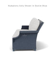 Hamptons Outdoor Wicker Sofa & Lounge Chair Set Tables - LOOMLAN - Lloyd Flanders - Outdoor Lounge Sets