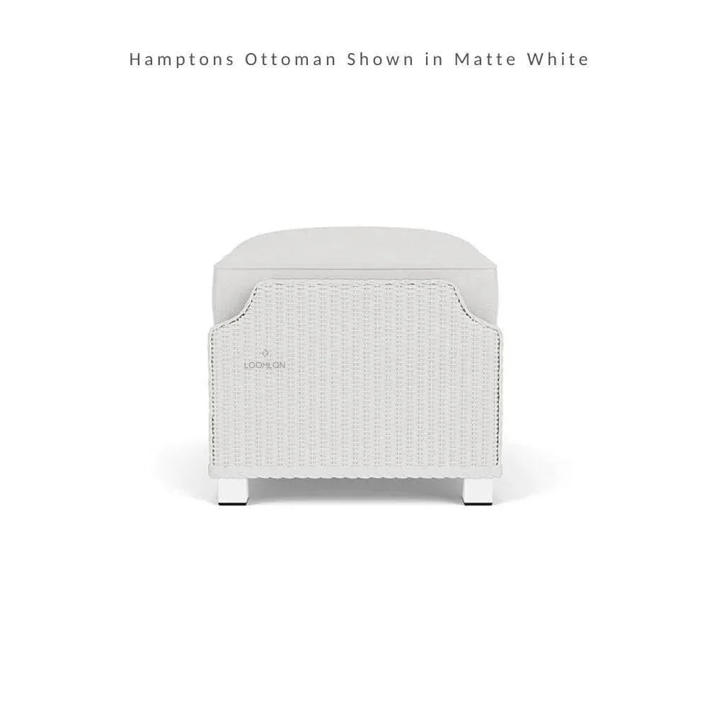 Hamptons Outdoor Wicker Sofa &amp; Lounge Chair Set Tables - LOOMLAN - Lloyd Flanders - Outdoor Lounge Sets