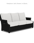 Hamptons Outdoor Wicker Sofa & Lounge Chair Set Tables - LOOMLAN - Lloyd Flanders - Outdoor Lounge Sets