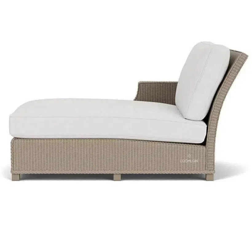 Hamptons Right Chaise Unit Outdoor Patio Furniture - LOOMLAN - Lloyd Flanders - Outdoor Modulars