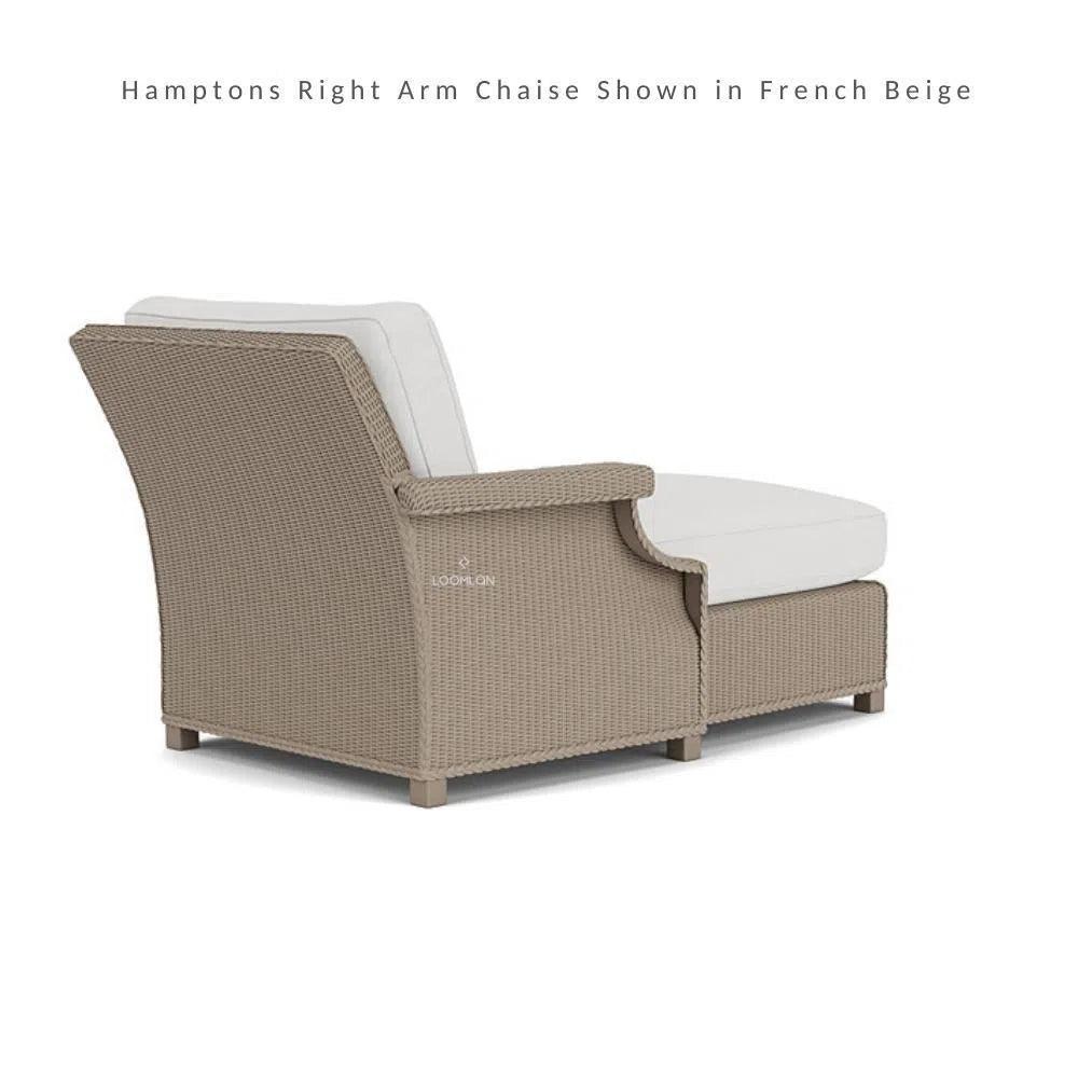 Hamptons Right Chaise Unit Outdoor Patio Furniture - LOOMLAN - Lloyd Flanders - Outdoor Modulars