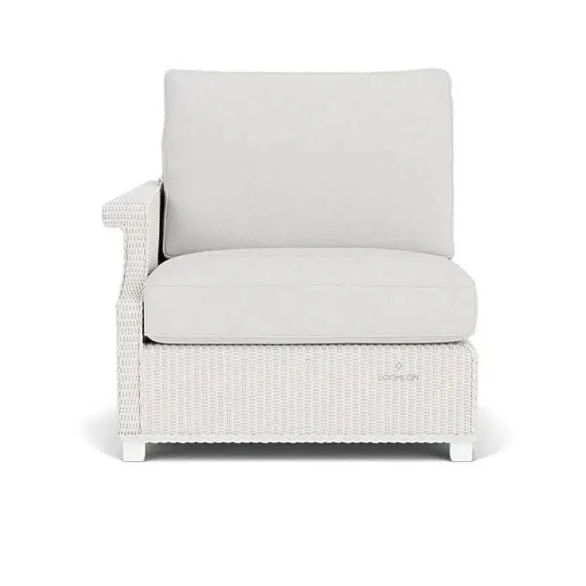 Hamptons Right Sectional Unit Outdoor Patio Furniture - LOOMLAN - Lloyd Flanders - Outdoor Modulars