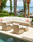 Hamptons Sectional Unit All - Weather Outdoor Furniture - LOOMLAN - Lloyd Flanders - Outdoor Modulars