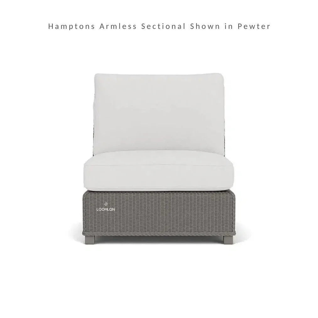 Hamptons Sectional Unit All - Weather Outdoor Furniture - LOOMLAN - Lloyd Flanders - Outdoor Modulars
