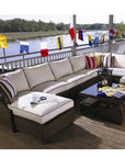 Hamptons Sectional Unit All - Weather Outdoor Furniture - LOOMLAN - Lloyd Flanders - Outdoor Modulars