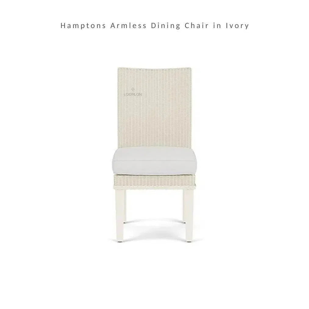 Hamptons Teak Extendable Dining Table Set With Chairs - LOOMLAN - Lloyd Flanders - Outdoor Dining Sets