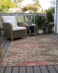 LOOMLAN Rugs Harmony Brown Washable Indoor-Outdoor Rug