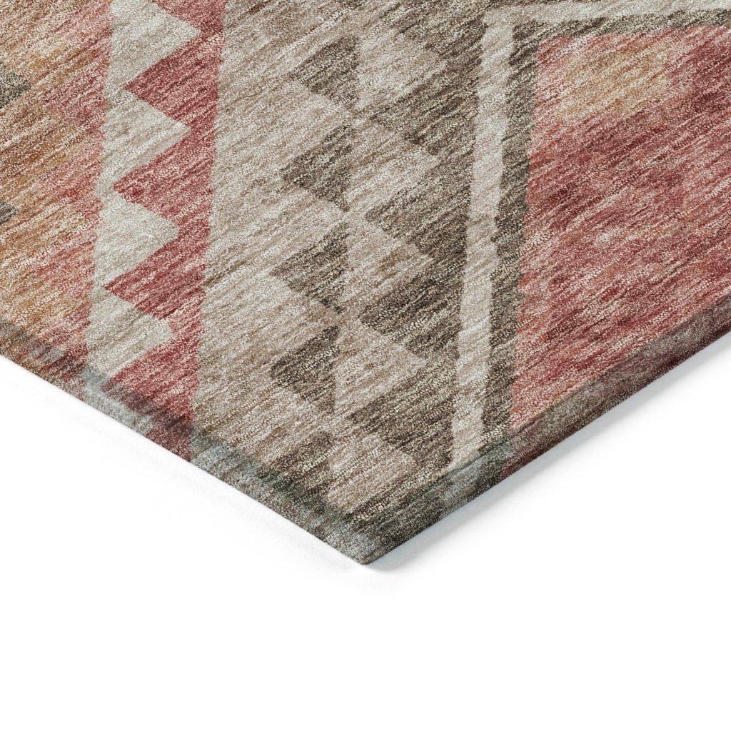 LOOMLAN Rugs Harmony Brown Washable Indoor-Outdoor Rug