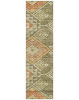LOOMLAN Rugs Harmony Green Washable Indoor-Outdoor Rug