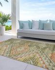 LOOMLAN Rugs Harmony Green Washable Indoor-Outdoor Rug