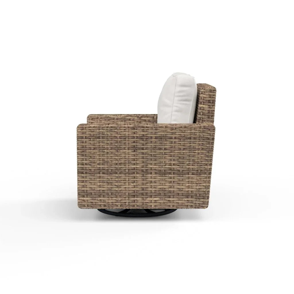 Havana Sunbrella Swivel Outdoor Rocker - LOOMLAN - Sunset West - Outdoor Accent Chairs