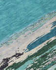 LOOMLAN Rugs Havari Teal Washable Indoor-Outdoor Rug