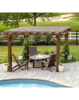 HDPE Round Fire Pit Table USA Made Elementz Blaze - LOOMLAN - Breezesta - Outdoor Fire Tables