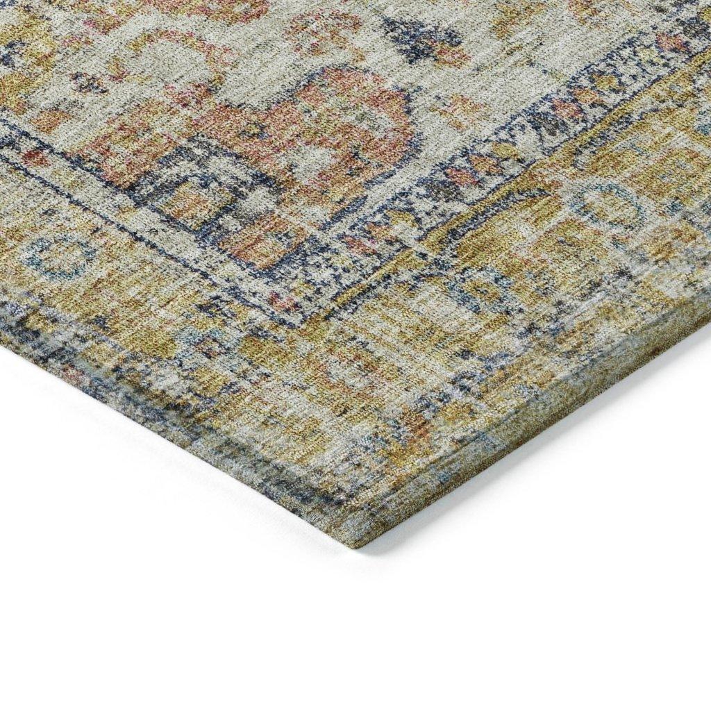 LOOMLAN Rugs Helsinki Gold Washable Indoor-Outdoor Rug