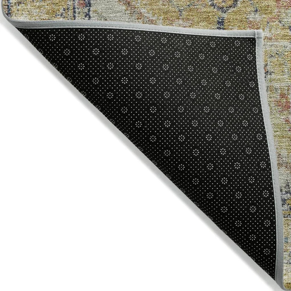 LOOMLAN Rugs Helsinki Gold Washable Indoor-Outdoor Rug
