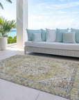 LOOMLAN Rugs Helsinki Gold Washable Indoor-Outdoor Rug