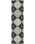 LOOMLAN Rugs Henriette Black Washable Indoor-Outdoor Rug