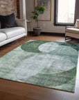 LOOMLAN Rugs Henry Blue Washable Indoor-Outdoor Rug