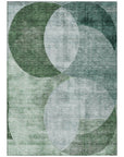 LOOMLAN Rugs Henry Blue Washable Indoor-Outdoor Rug