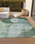 LOOMLAN Rugs Henry Blue Washable Indoor-Outdoor Rug